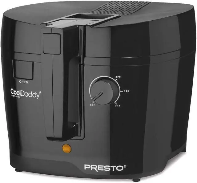 Alt view image 2 of 10 - PRESTO 05442 Professional CoolDaddy Cool-touch Deep Fryer, Black