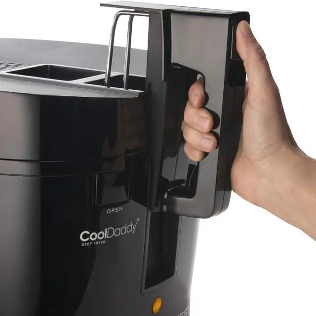 Alt view image 4 of 10 - PRESTO 05442 Professional CoolDaddy Cool-touch Deep Fryer, Black