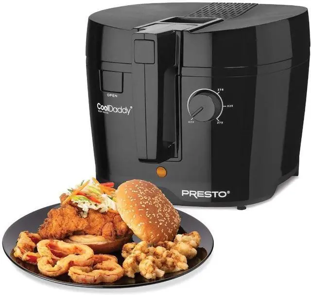 Alt view image 5 of 10 - PRESTO 05442 Professional CoolDaddy Cool-touch Deep Fryer, Black