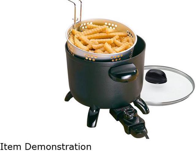 Main image of PRESTO 06006 Kitchen Kettle Multi-Cooker/Steamer, Black