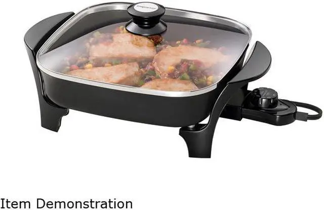 Alt view image 2 of 3 - PRESTO 06626 11-inch Electric Skillet with Glass Cover
