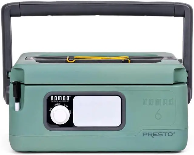 Alt view image 2 of 7 - PRESTO Green Presto 6-Quart Nomad® Traveling Slow Cooker, Green 06016