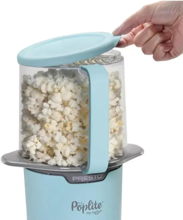 Alt view image 3 of 5 - PRESTO Blue PopLite My Munch Popcorn Poppr  04811