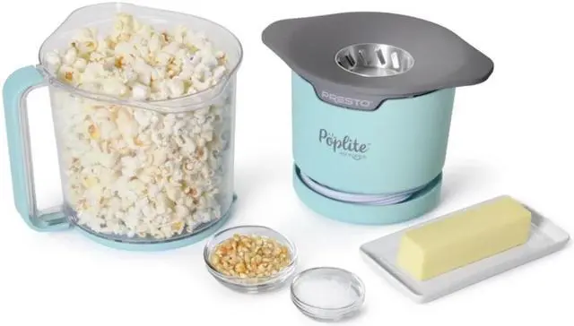 Alt view image 5 of 5 - PRESTO Blue PopLite My Munch Popcorn Poppr  04811