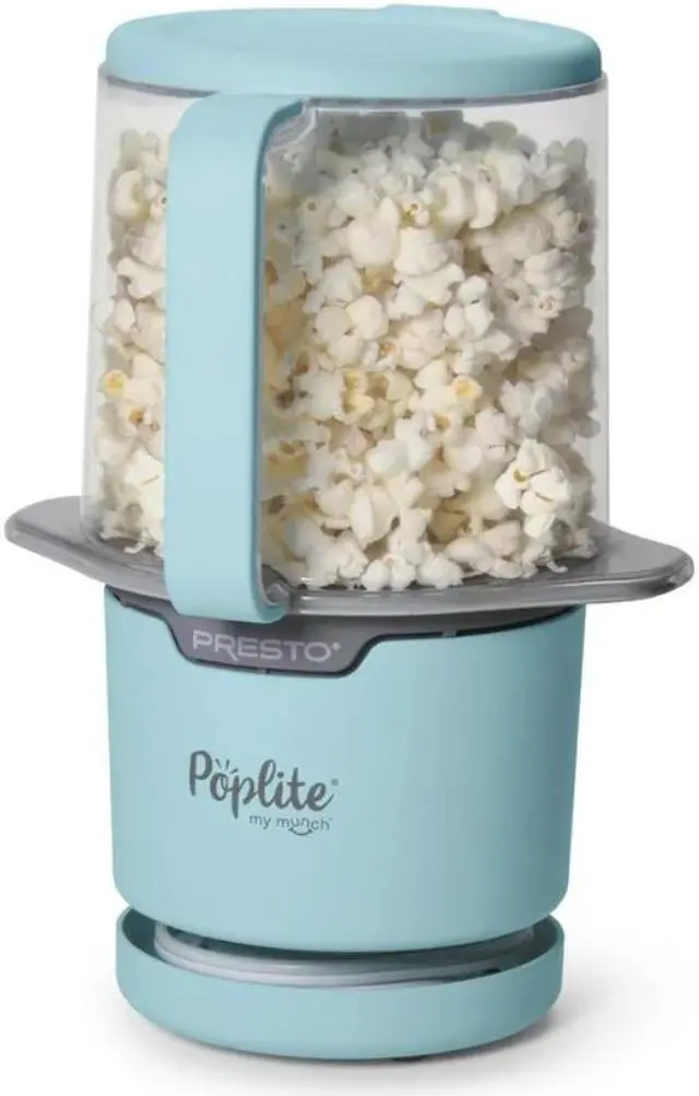 Alt view image 2 of 5 - PRESTO Blue PopLite My Munch Popcorn Poppr  04811
