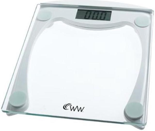 NEW CONAIR WEIGHT WATCHERS GLASS ELECTRONIC SCALE - health and