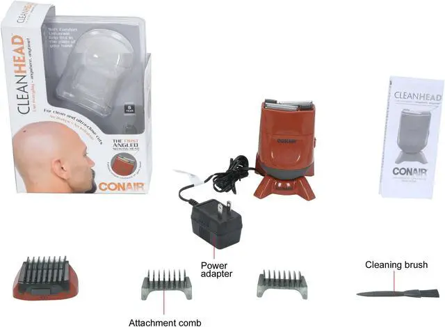 Alt view image 6 of 6 - CONAIR HG300 CleanHead Rechargeable Head Groomer