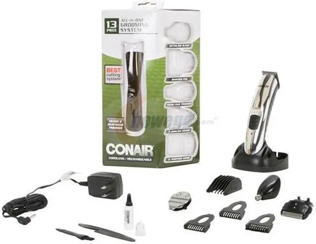 Alt view image 5 of 5 - CONAIR GMT189CGB 13-Piece All-In-One Beard & Mustache Grooming Trimmer