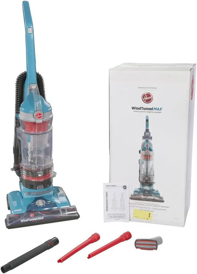 Alt view image 8 of 8 - Hoover Windtunnel Max Multi-Cyclonic Bagless UprightVacuum Cleaner, UH70600RM
