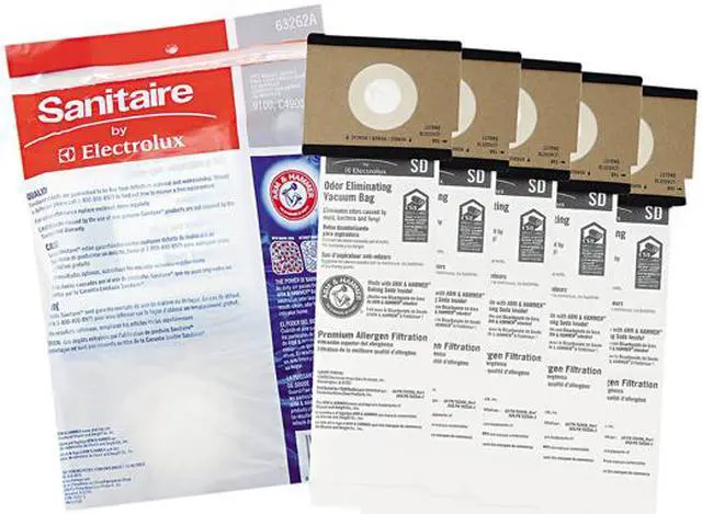 Alt view image 2 of 3 - Sanitaire EUR 63262-10 SD Premium Allergen Vacuum Bags for SC9100 Series, 50 / Case