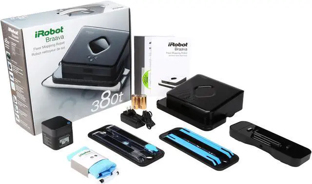 Alt view image 15 of 15 - iRobot Braava 380t Floor Mopping Robot