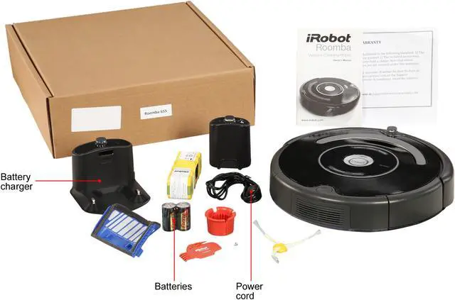 Alt view image 8 of 8 - iRobot 655 Roomba Robot Vacuum, Gray