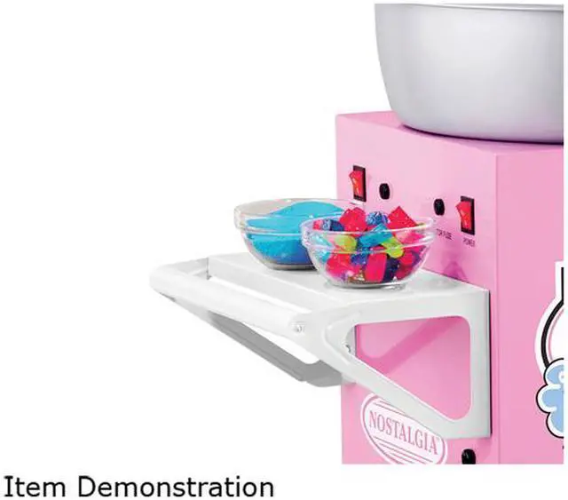 Alt view image 3 of 6 - Nostalgia Electrics CCM600 Commercial Cotton Candy Machine, Pink