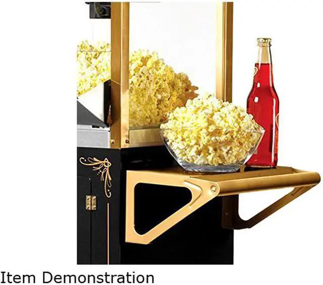 Alt view image 6 of 8 - Nostalgia CCP1000BLK 59-Inch Vintage 10-Oz. Commerical Popcorn Cart, Black