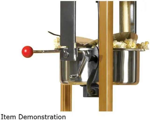 Alt view image 5 of 8 - Nostalgia CCP1000BLK 59-Inch Vintage 10-Oz. Commerical Popcorn Cart, Black