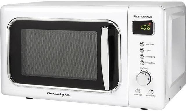 Retro Compact Countertop Microwave Oven 0.7 Cu. Ft. 700-Watts