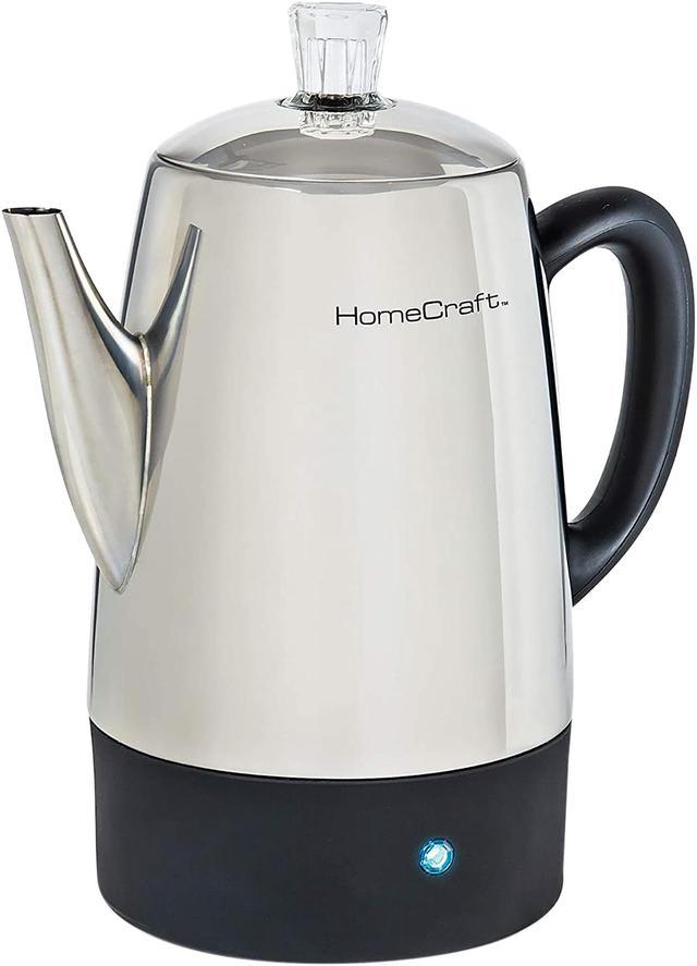 HomeCraft 45-Cup Stainless Steel Residential Coffee Urn in the