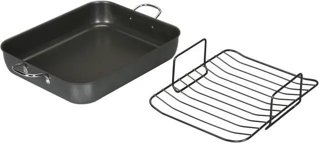 Alt view image 2 of 5 - T-fal A85797 Specialty Nonstick 16.5 x 13.5 x 3-Inch Roaster Cookware