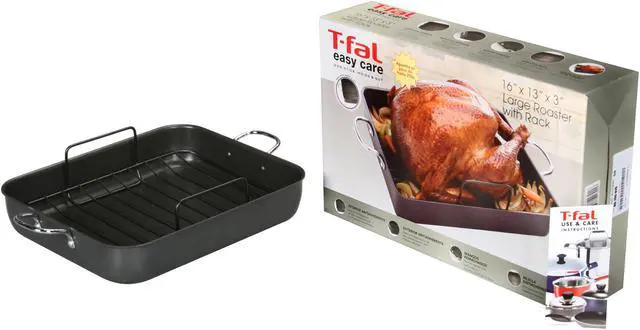 Alt view image 5 of 5 - T-fal A85797 Specialty Nonstick 16.5 x 13.5 x 3-Inch Roaster Cookware