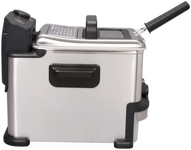 Alt view image 3 of 7 - Emeril by T-fal, FR702D001 1.8 Liter Deep Fryer with Integrated Oil Filtration System, Silver
