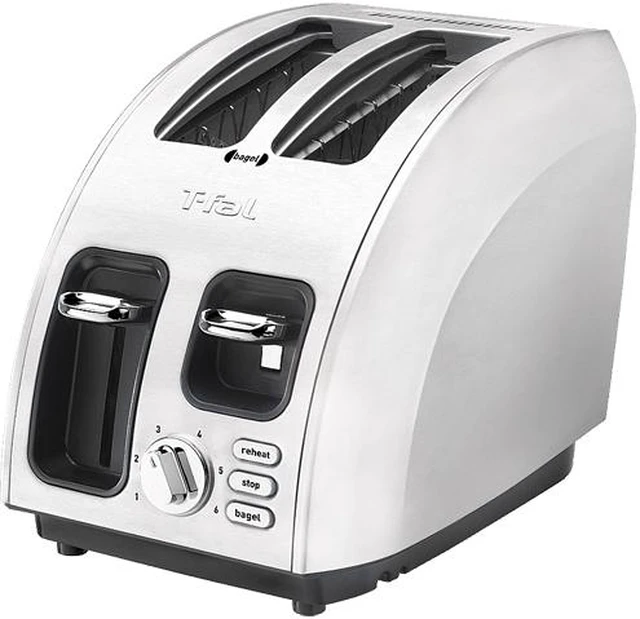 T-Fal TT5600004 Silver Avante Icon 2 Slice Toaster - Newegg.com