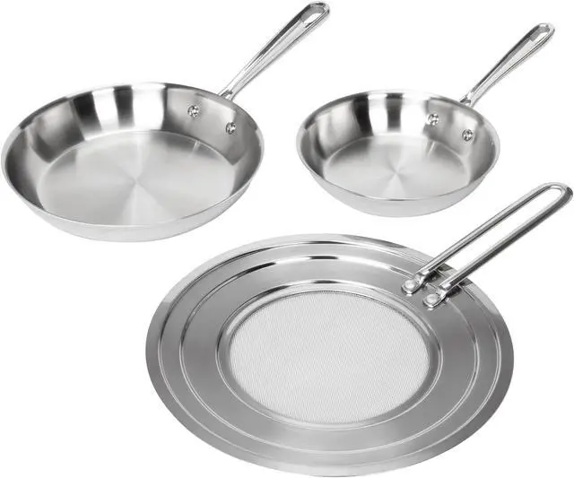 Alt view image 4 of 9 - Emeril by All-Cald Pro-Clad Stainless Steel 12-Piece Set