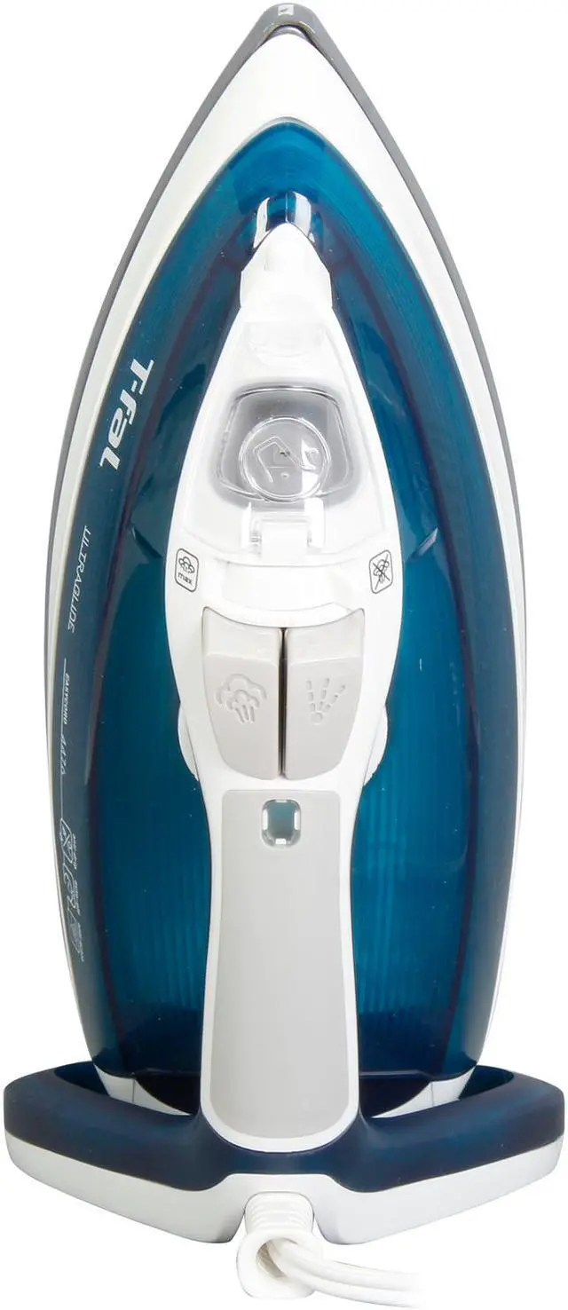 Alt view image 6 of 8 - T-fal FV4476 Ultraglide Easycord Steam Iron with CERAMIC Scratch Resistant Nonstick Soleplate, Anti-Drip and Scale System, Green