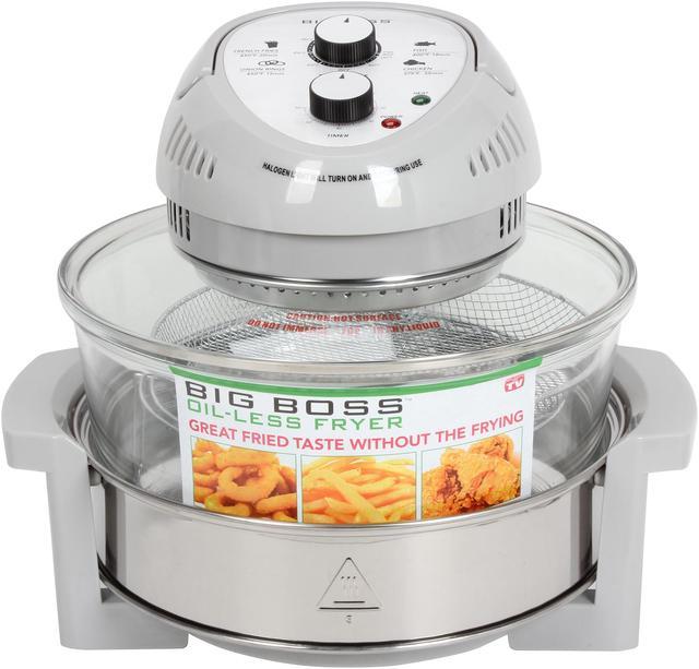 Big Boss Oil-less Air Fryer, 16 Quart, 1300W, Easy Operation with Built in  timer Silver 8605 - Best Buy