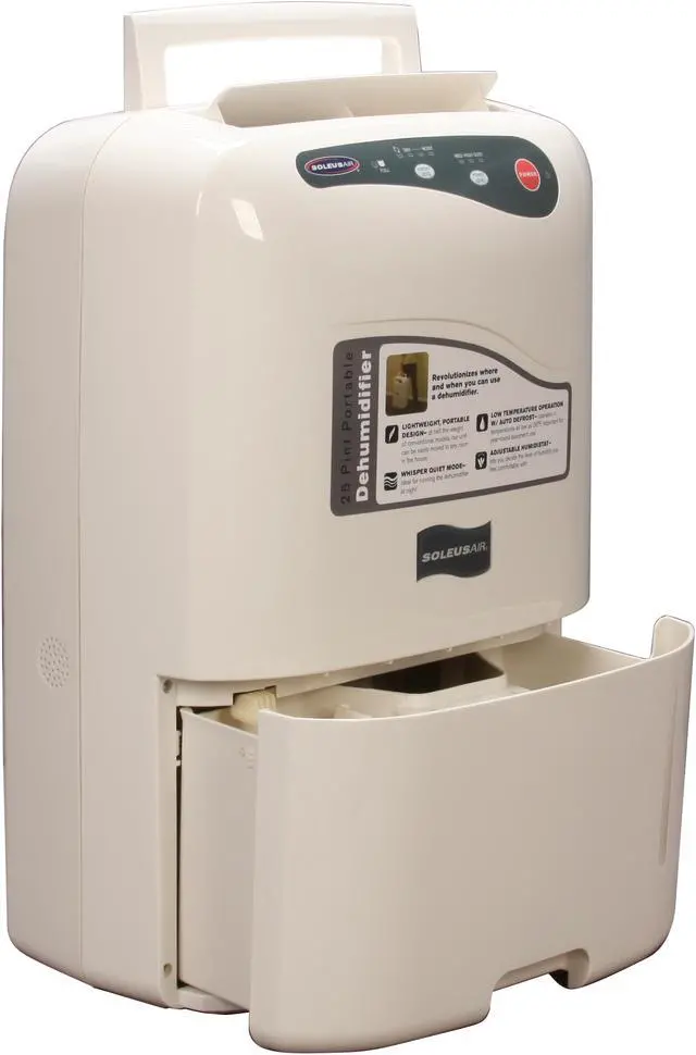 Alt view image 10 of 14 - Soleus Air CFM-25 25 Pint Dehumidifier White