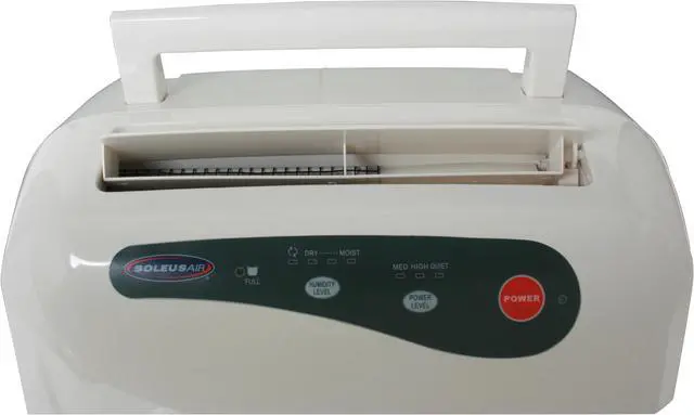 Alt view image 9 of 12 - Soleus Air CFM-40 40 Pint Dehumidifier White