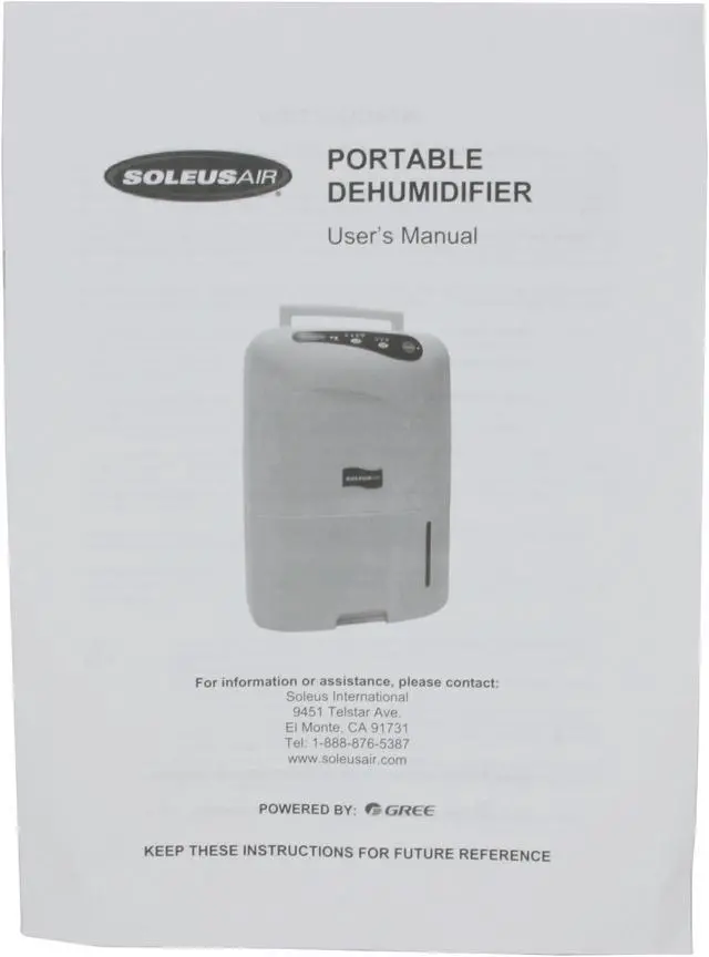 Alt view image 11 of 12 - Soleus Air CFM-40 40 Pint Dehumidifier White