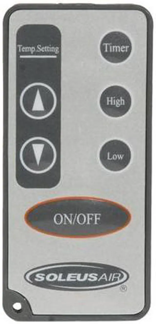 Alt view image 6 of 7 - Soleus Air HM2-15R-32 1500W Flat Panel Heater with Remote