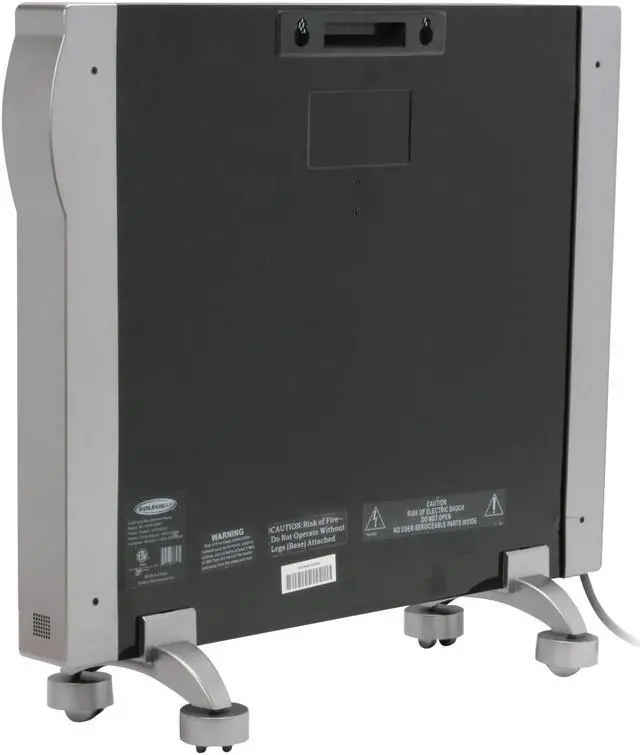 Alt view image 3 of 13 - Soleus Air HGW-308R Wall Mounted Micathermic Heater with Remote Control