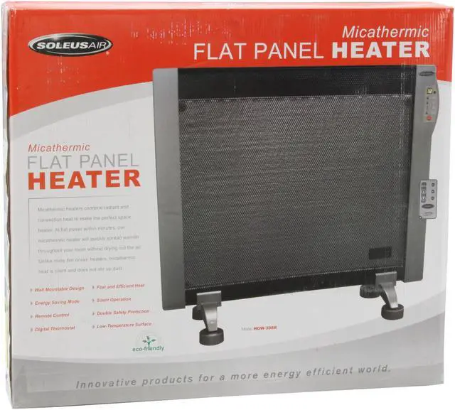 Alt view image 13 of 13 - Soleus Air HGW-308R Wall Mounted Micathermic Heater with Remote Control