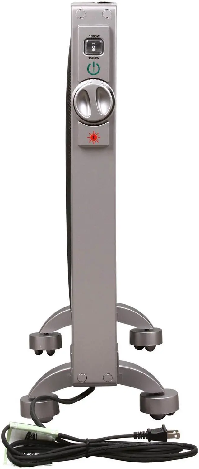 Alt view image 3 of 6 - Soleus Air HGW-308BL Wall Mounted Micathermic Heater