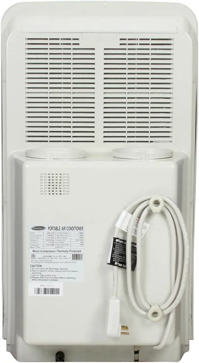 Alt view image 5 of 10 - SOLEUS AIR MAC-12K 12,000 Cooling Capacity (BTU) Portable Air Conditioner