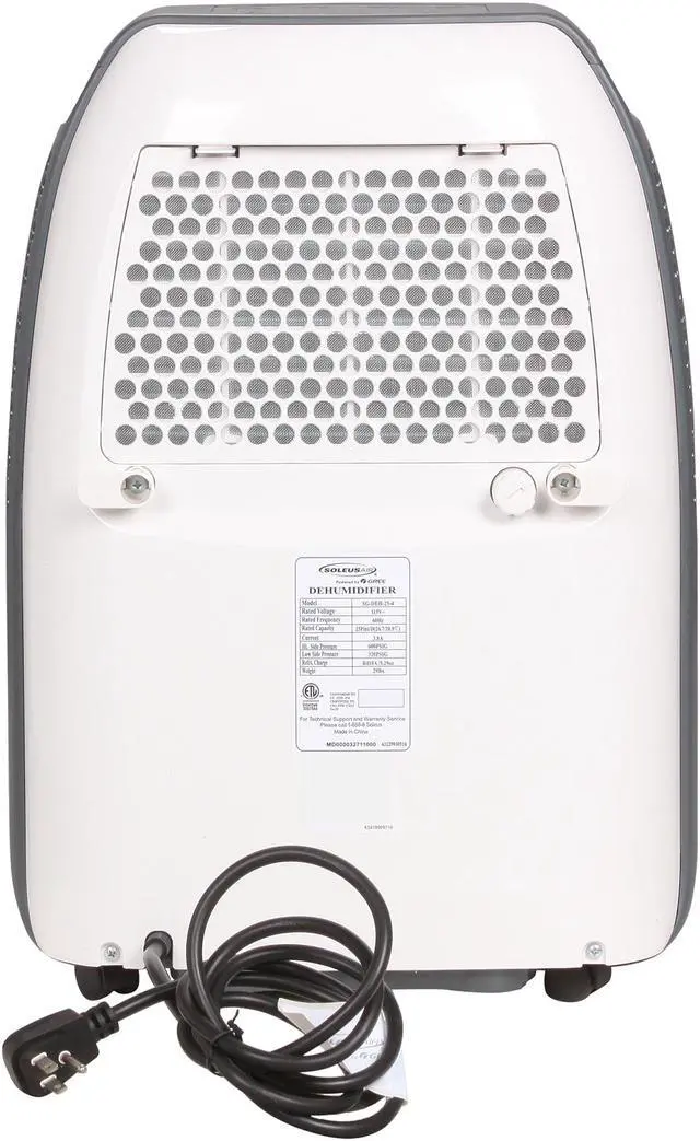 Alt view image 4 of 7 - Soleus Air SG-DEH-25-4 Dehumidifier White