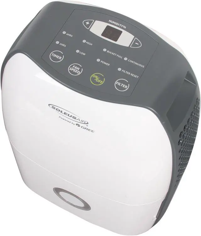 Alt view image 6 of 7 - Soleus Air SG-DEH-25-4 Dehumidifier White