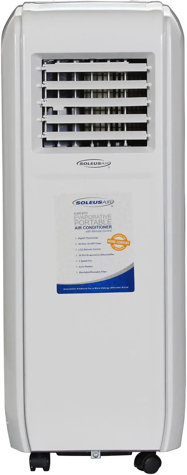 Alt view image 2 of 8 - SOLEUS AIR BPB08 8,000 Cooling Capacity (BTU) Portable Air Conditioner