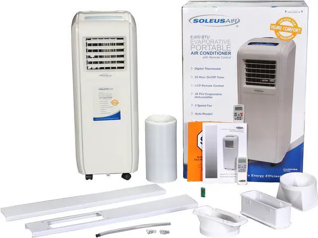 Alt view image 8 of 8 - SOLEUS AIR BPB08 8,000 Cooling Capacity (BTU) Portable Air Conditioner