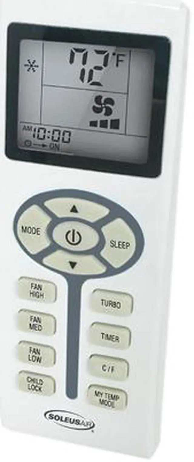 Alt view image 8 of 9 - SoleusAir PSX-10-01 10,000 BTU Portable Air Conditioner with MyTemp Remote Control