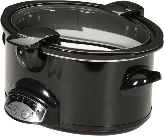 CROCK-POT SCVPS600-B Black Oval Smart-Pot Slow Cooker 