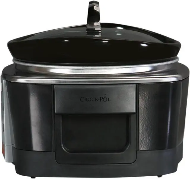 Alt view image 5 of 8 - CROCK-POT SCCPQP600-B Black 6 Qt. Designer Series Smart-Pot