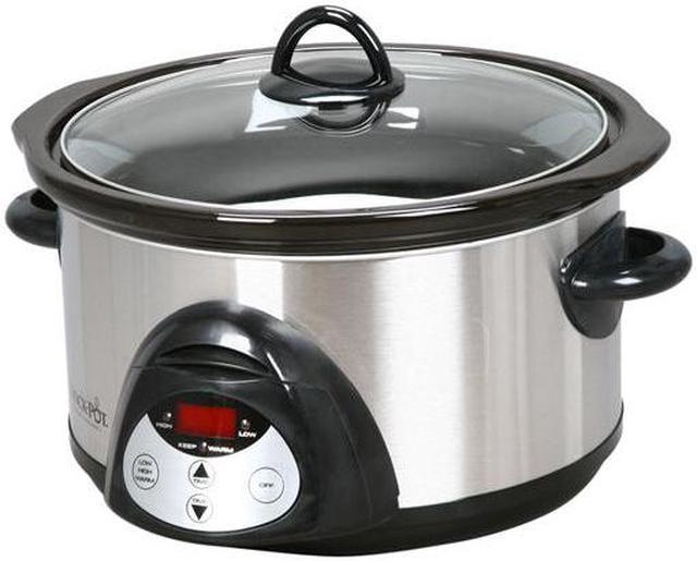 Crock-Pot The Original Slow Cooker, 5-Quart, Stainless Steel (SCR500-SP) 