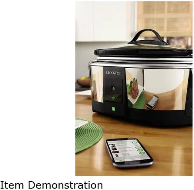 Alt view image 4 of 5 - CROCK-POT SCCPWM600-V2 6 Qt. 6QT WeMo Smart Slow Cooker