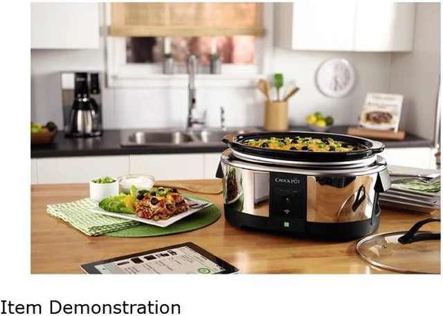 Alt view image 5 of 5 - CROCK-POT SCCPWM600-V2 6 Qt. 6QT WeMo Smart Slow Cooker