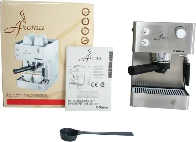 Alt view image 7 of 7 - Saeco RI9376/04 Aroma Manual Espresso Machine, Stainless Steel