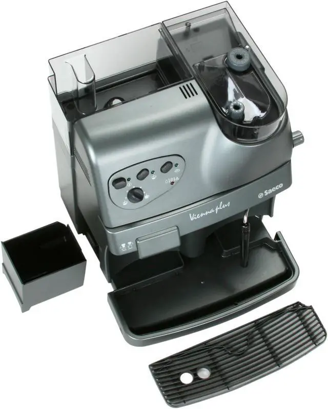 Alt view image 6 of 7 - Saeco 104038DE Vienna Plus Espresso Coffee Machine Graphite