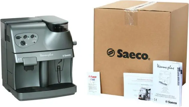 Alt view image 7 of 7 - Saeco 104038DE Vienna Plus Espresso Coffee Machine Graphite