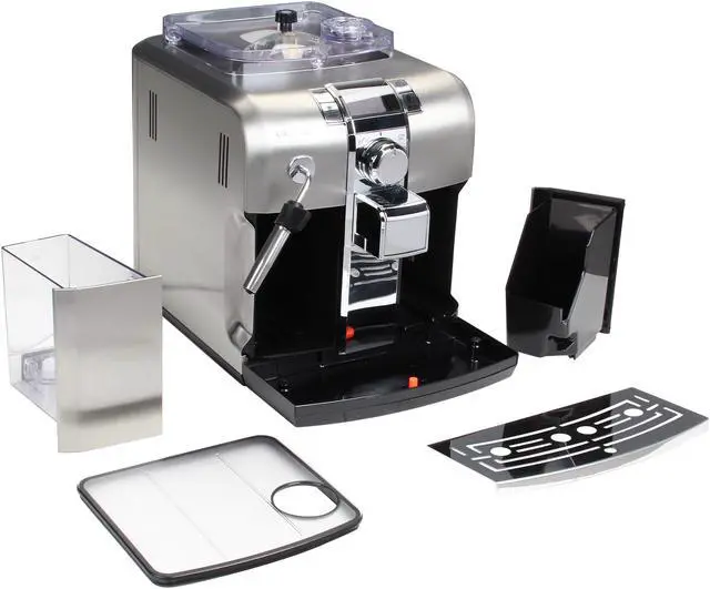 Alt view image 5 of 8 - Saeco HD8837/47 Syntia Automatic espresso machine Stainless steel